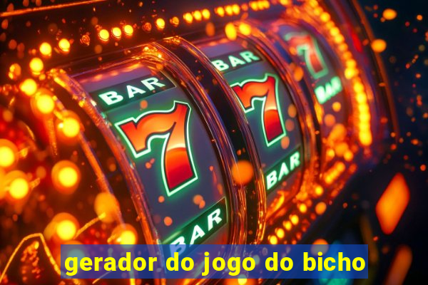 gerador do jogo do bicho