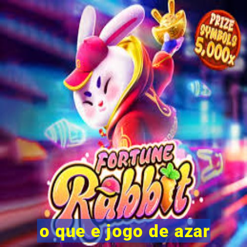 o que e jogo de azar