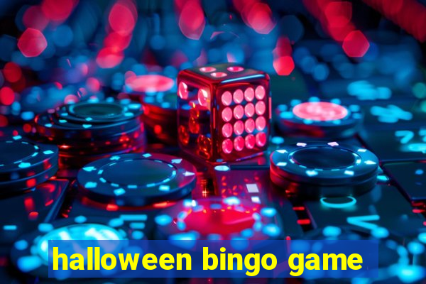 halloween bingo game