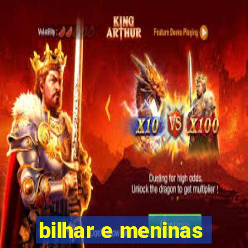 bilhar e meninas