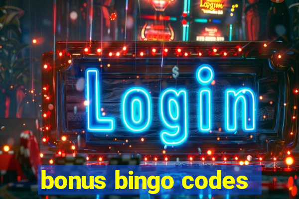 bonus bingo codes