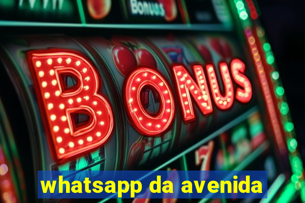 whatsapp da avenida