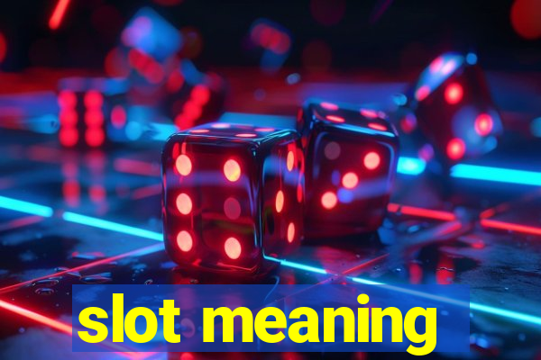 slot meaning