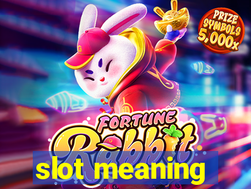 slot meaning