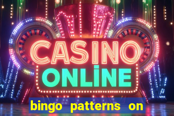 bingo patterns on slot machines