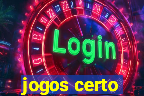 jogos certo