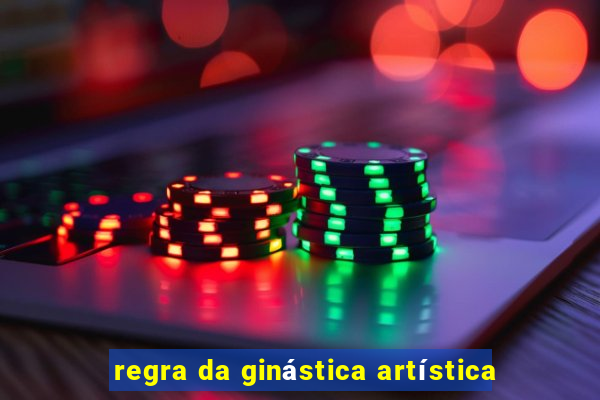 regra da ginástica artística