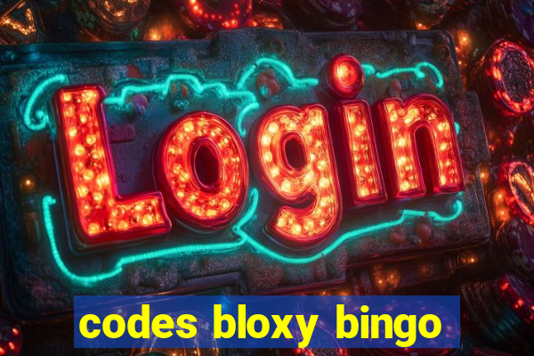 codes bloxy bingo