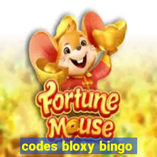 codes bloxy bingo