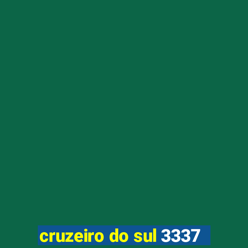 cruzeiro do sul 3337