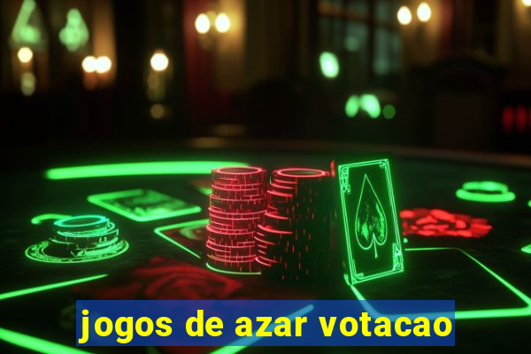 jogos de azar votacao