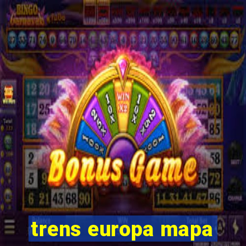 trens europa mapa