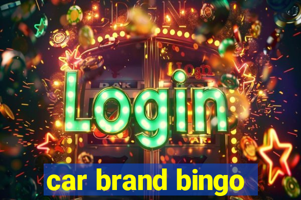 car brand bingo