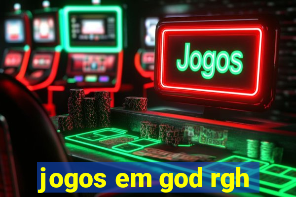 jogos em god rgh