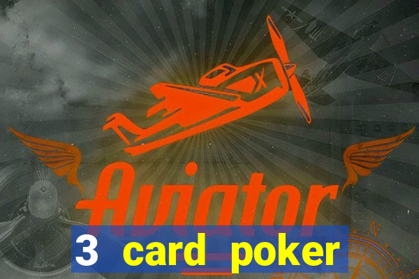 3 card poker casino odds