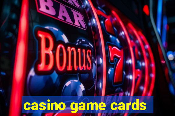 casino game cards