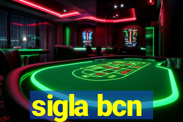 sigla bcn