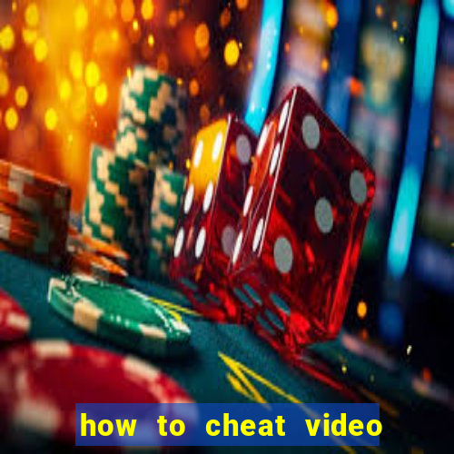 how to cheat video slot machines