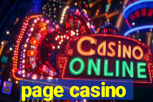 page casino