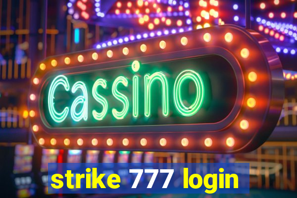 strike 777 login