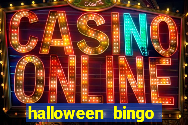 halloween bingo games for kids