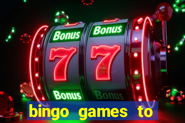 bingo games to play for free