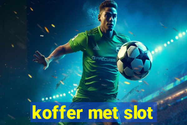 koffer met slot