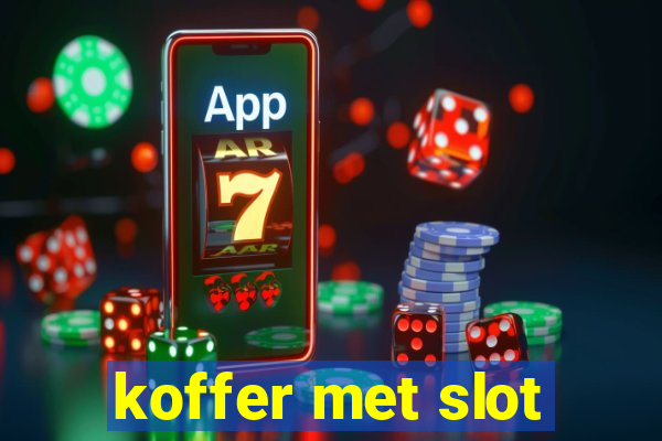 koffer met slot