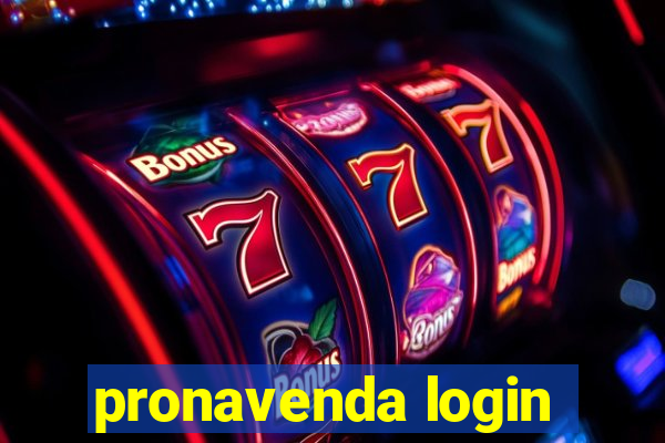 pronavenda login