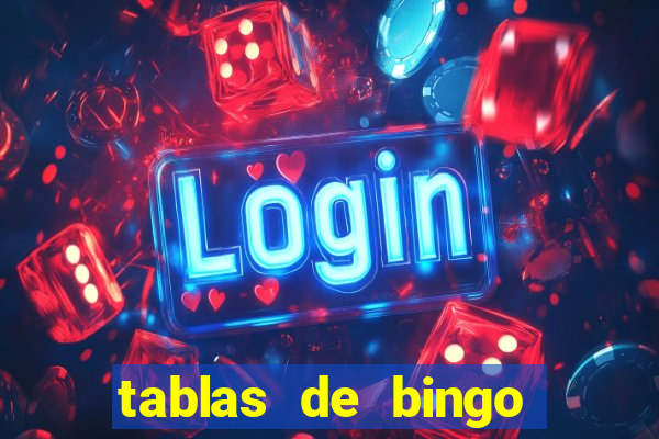 tablas de bingo para imprimir en excel