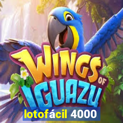 lotofácil 4000