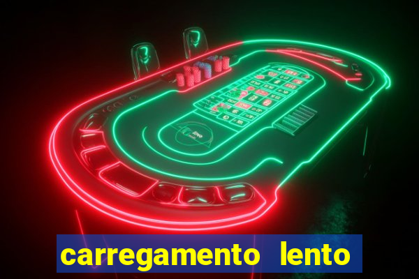 carregamento lento do aparelho