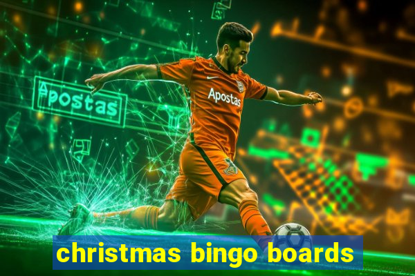 christmas bingo boards