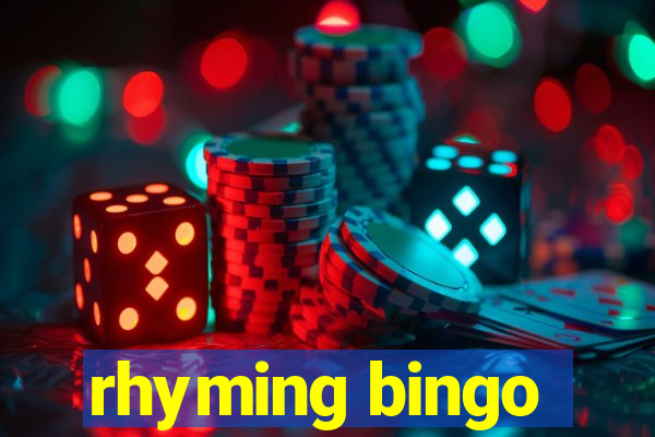 rhyming bingo