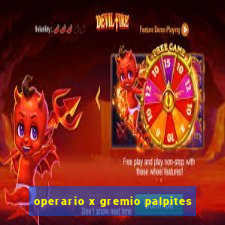 operario x gremio palpites