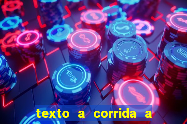 texto a corrida a lagarta lili