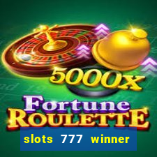 slots 777 winner como sacar