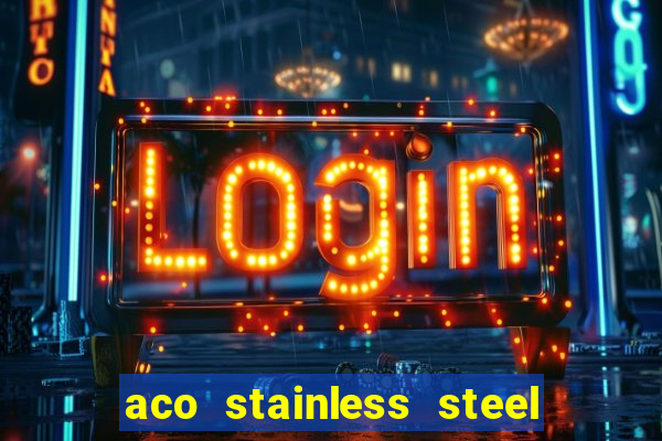 aco stainless steel slot drain