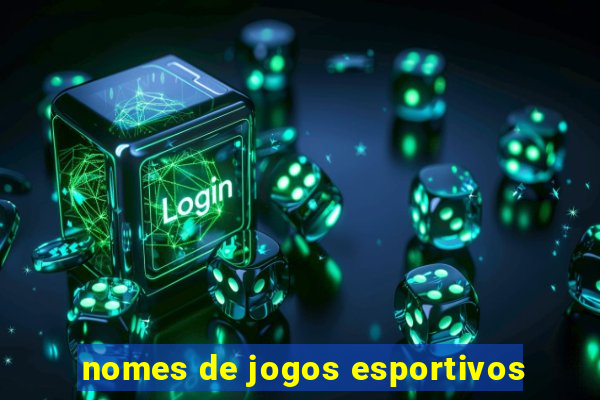 nomes de jogos esportivos