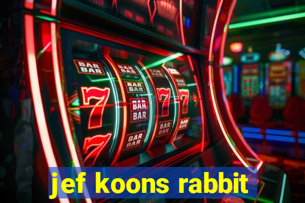 jef koons rabbit