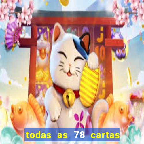 todas as 78 cartas do tarot