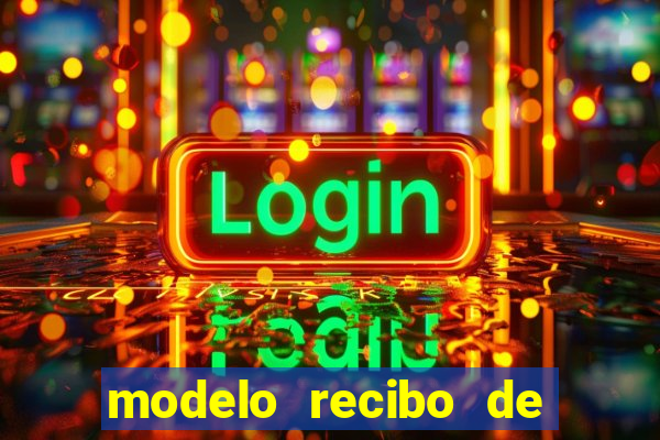 modelo recibo de pagamento autonomo