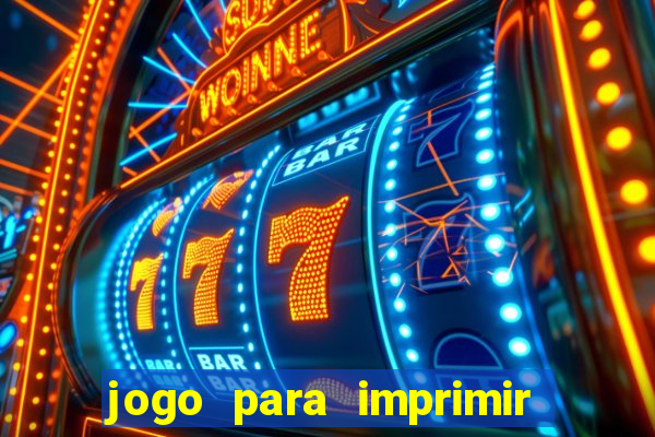 jogo para imprimir e montar