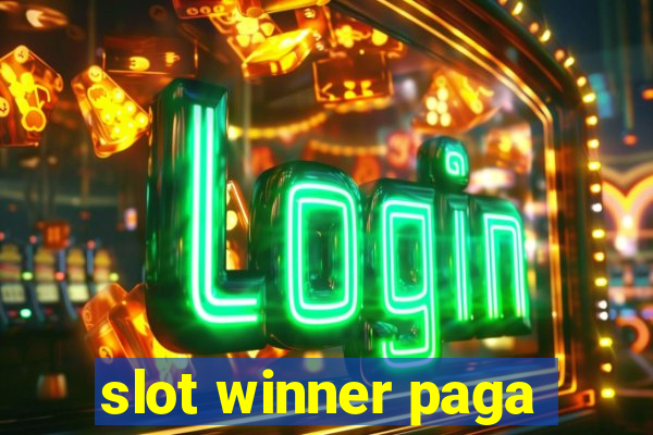 slot winner paga