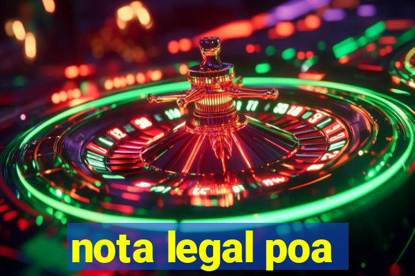 nota legal poa