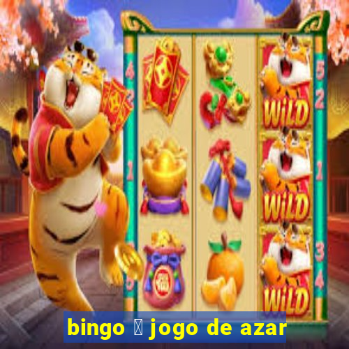 bingo 茅 jogo de azar