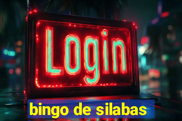 bingo de silabas