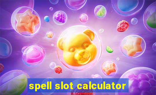 spell slot calculator