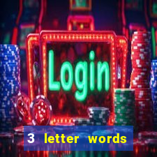 3 letter words from casino