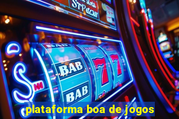 plataforma boa de jogos